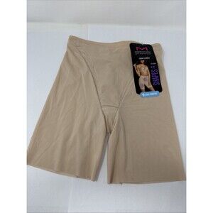 NEW Maidenform Self Expressions Thigh Slimmer Size Small Firm Shapes Nude Beige